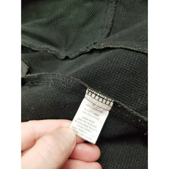 EMS Black Full Zip Hiking Outdoors Athletic Jacket Womens Size Large Softshell - Picture 11 of 12